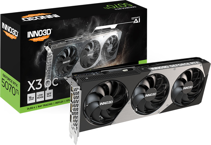 INNO3D GeForce RTX 5070 Ti X3 OC 16GB verpackung