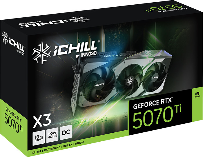 INNO3D GeForce RTX 5070 Ti ICHILL X3 16GB verpackung
