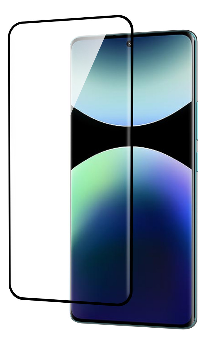 Just In Case Full Cover Xiaomi Redmi Note 14 Pro+ 4G/5G Screen Protector Black Main Image