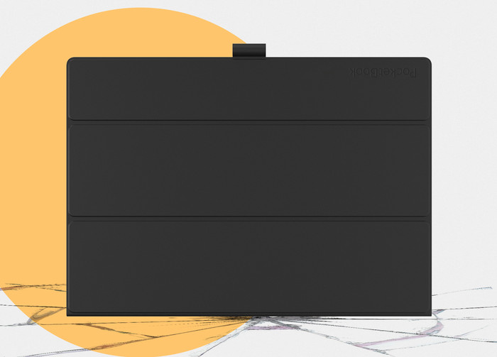 PocketBook Color Note Cover Flip Schwarz produkt in gebrauch