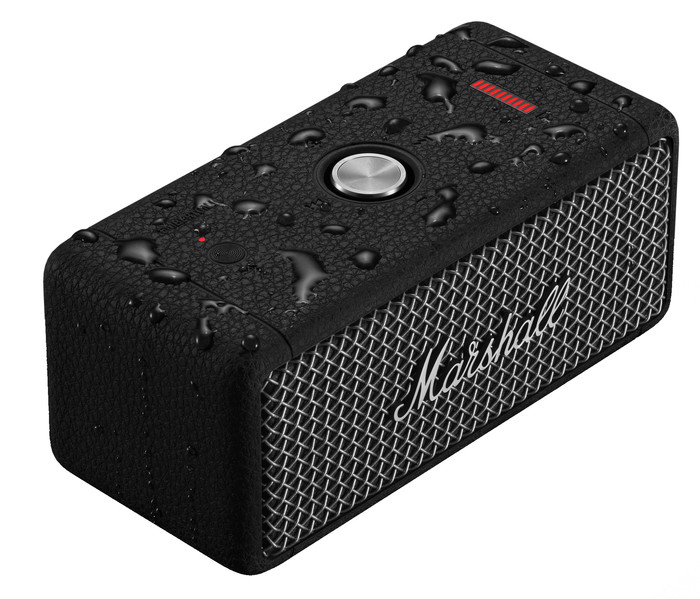 Marshall Emberton II BT Black & Steel oberseite