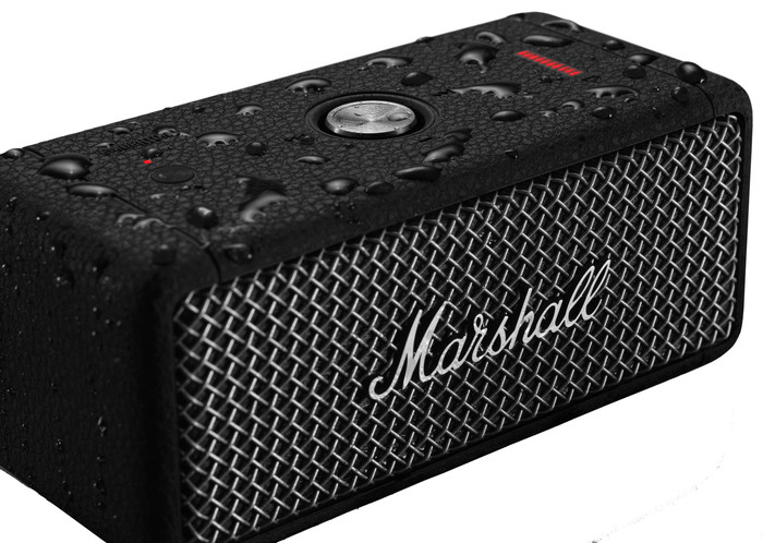 Marshall Emberton II BT Black & Steel oberseite