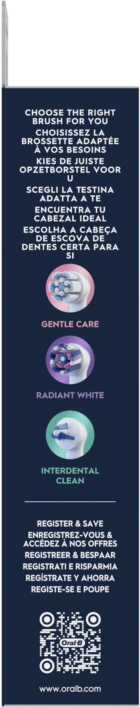 Oral-B iO 9n Marine Blue + 8 Brush Attachments packaging