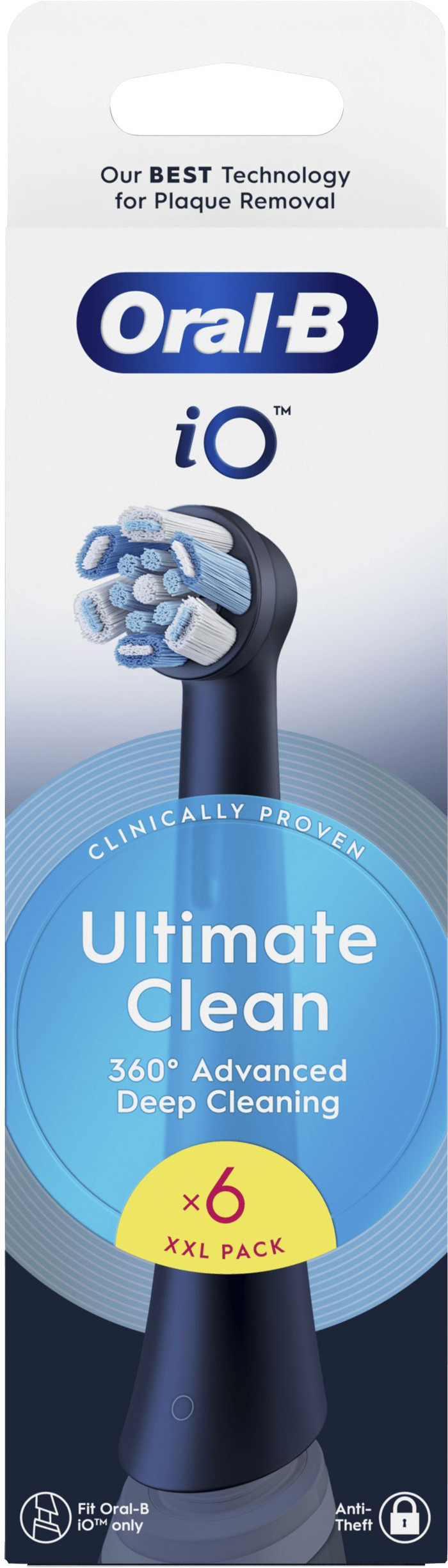 Oral-B iO Ultimate Clean Black (6 units) packaging