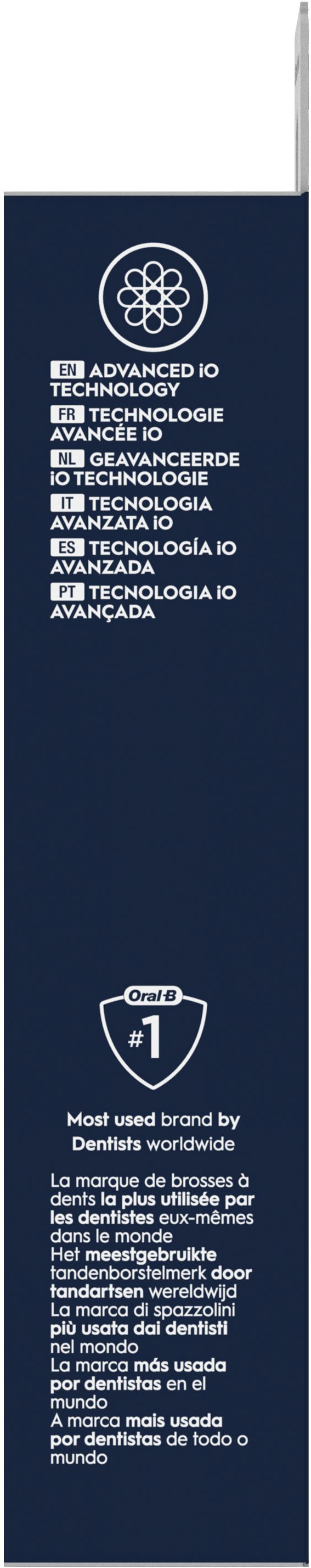 Oral-B iO Ultimate Clean Schwarz (8 Stück) verpackung