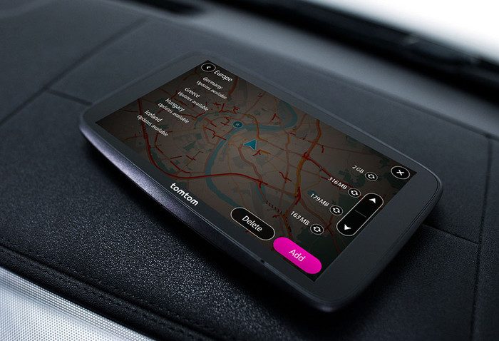 TomTom Go Navigator 6 Europa produkt in gebrauch