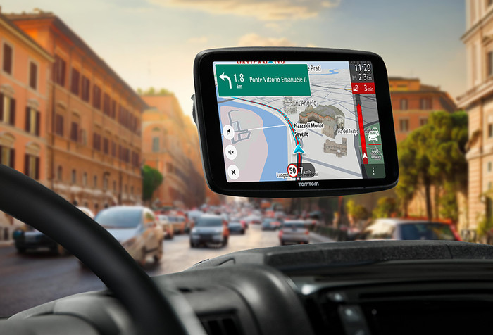 TomTom GO Camper Tour 2 Europa produkt in gebrauch