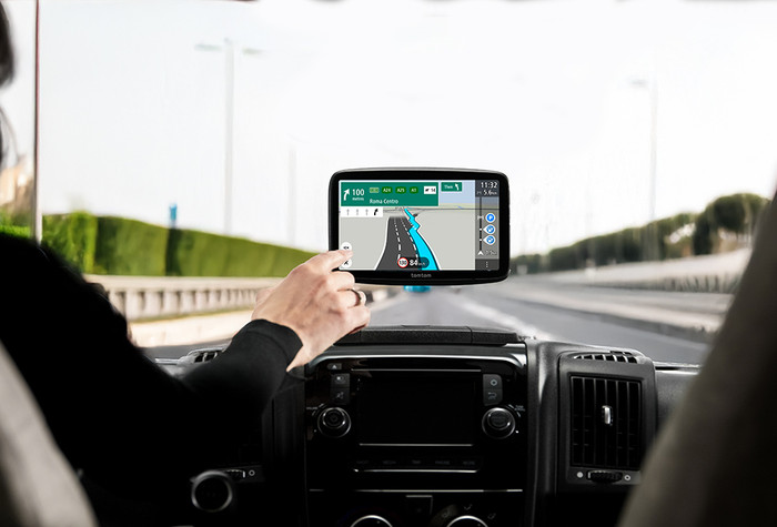 TomTom GO Camper Tour 2 Europa produkt in gebrauch