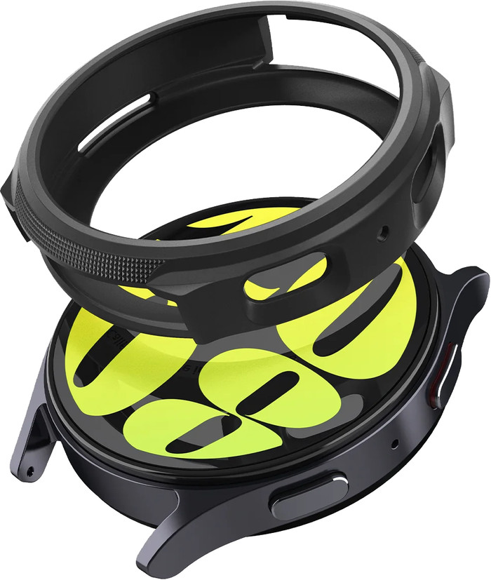 Spigen Samsung Galaxy Watch7 44 mm Bumpercase ohne Glas produkt in gebrauch