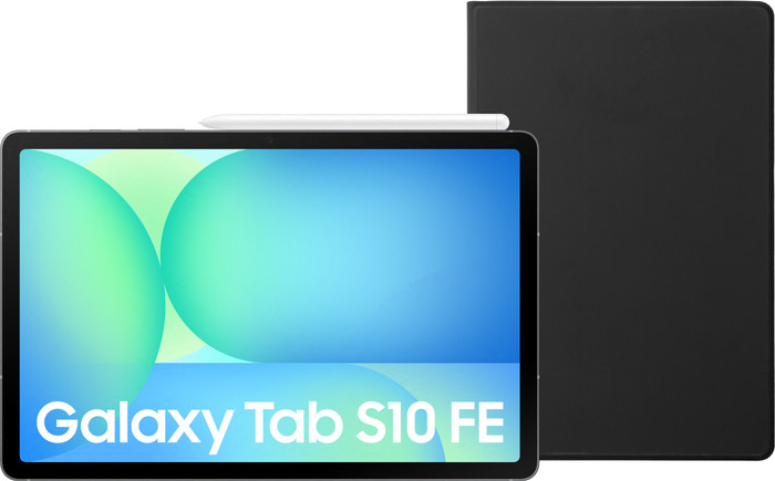 Samsung Galaxy Tab S10 FE 10.9 inches 256GB WiFi Gray + BlueBuilt Book Case Black Main Image