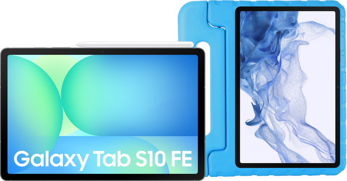 Samsung Galaxy Tab S10 FE 10,9 Zoll 128GB Wi-Fi Grau + Just in Case Kids Cover Blau Main Image