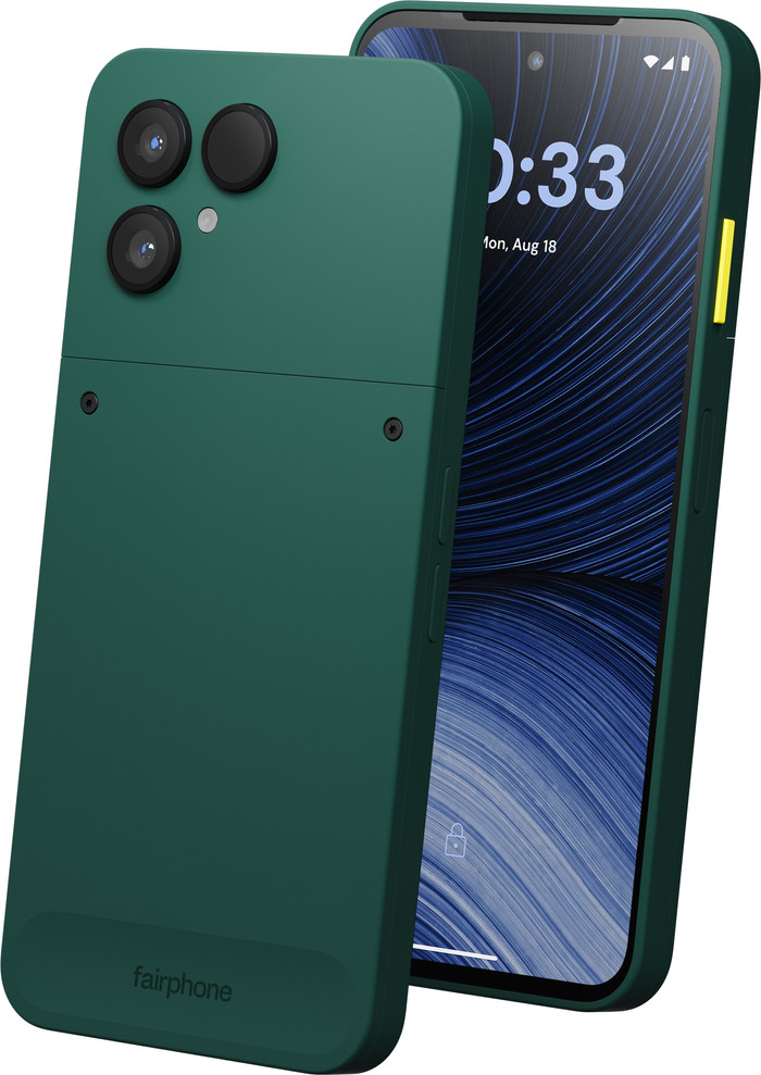 Fairphone 6+ 256GB Grün 5G rückseite