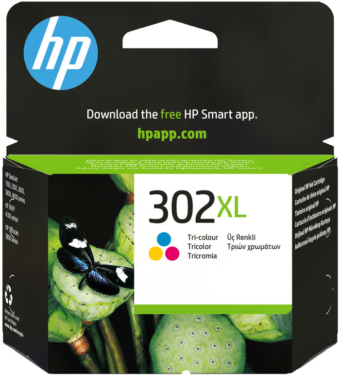 HP 302XL Cartridge Color Main Image