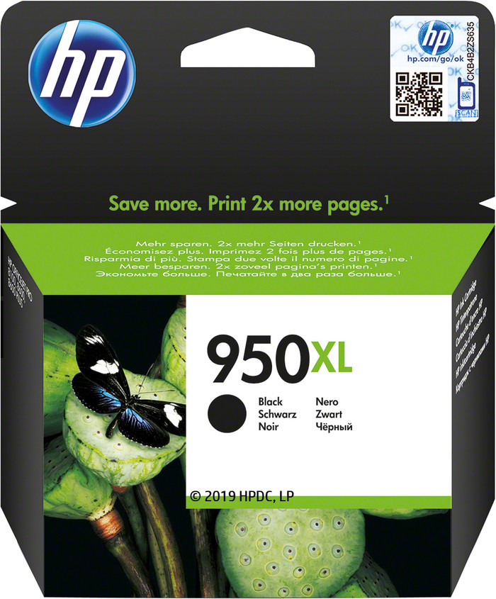 HP 950XL Cartridge Black Main Image