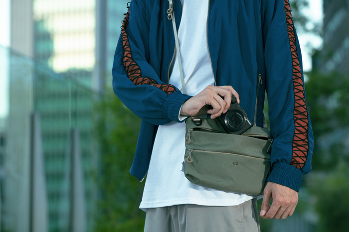 Canon PowerShot V1 produkt in gebrauch