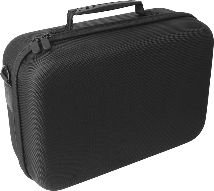 Nintendo Switch 2 + Donkey Kong Bananza + BlueBuilt Reisehülle linke seite