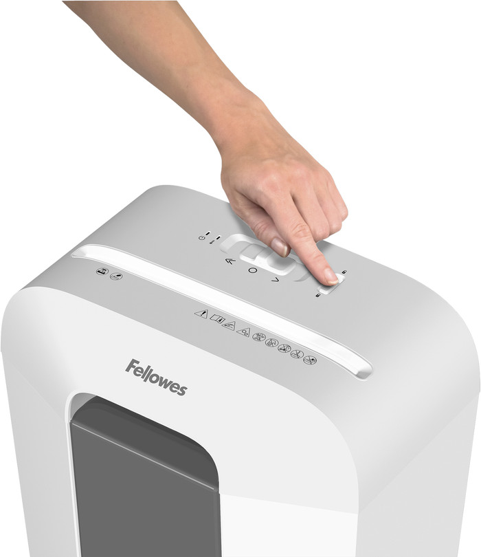 Fellowes LX50 Weiß produkt in gebrauch