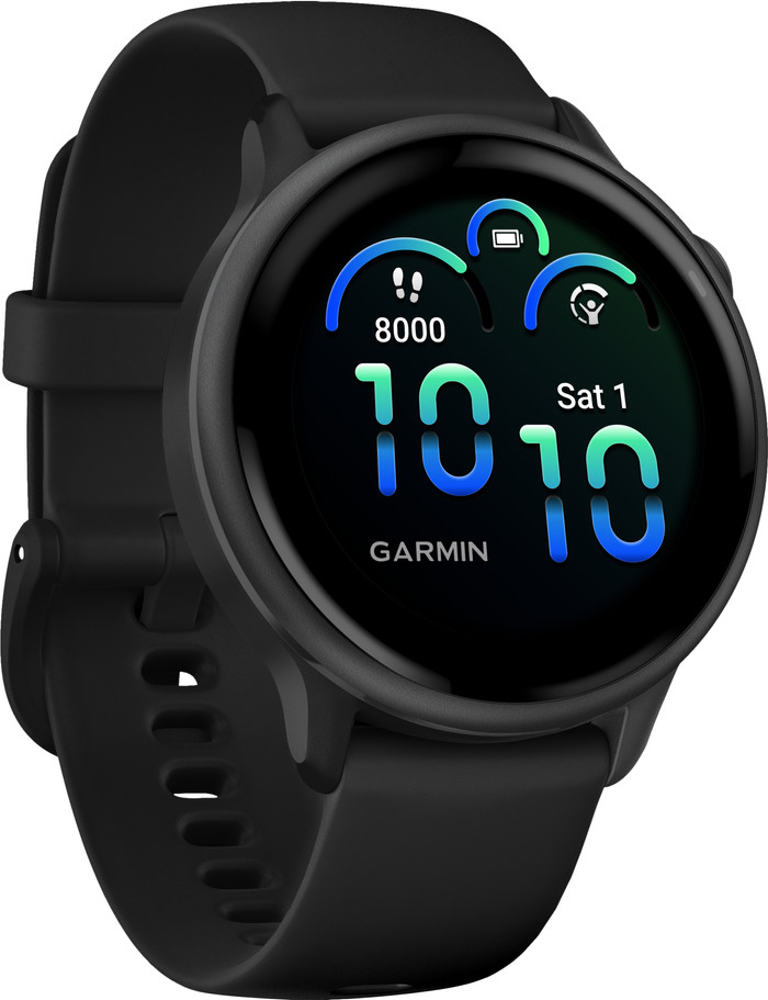 Garmin Vivoactive 6 Music Black left side