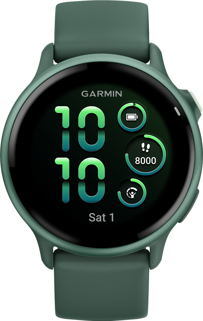 Garmin Vivoactive 6 Music Green front