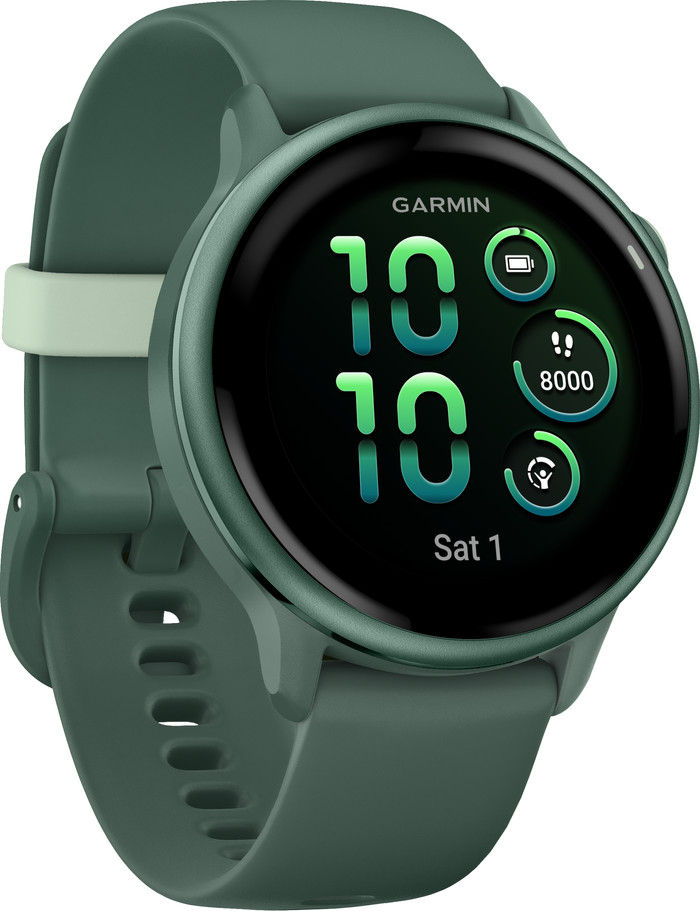 Garmin Vivoactive 6 Music Green left side