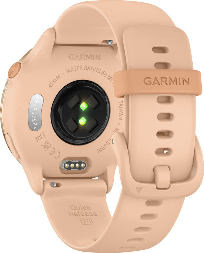 Garmin Vivoactive 6 Music Rosa rückseite
