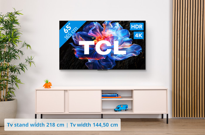 TCL 65 inches LED P61K 4K (2025) + TCL S55H 2.1 Soundbar visual Coolblue 1