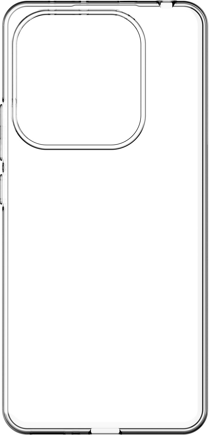 Just in Case Soft Design Xiaomi Redmi Note 14 5G Backcover Transparent vorne