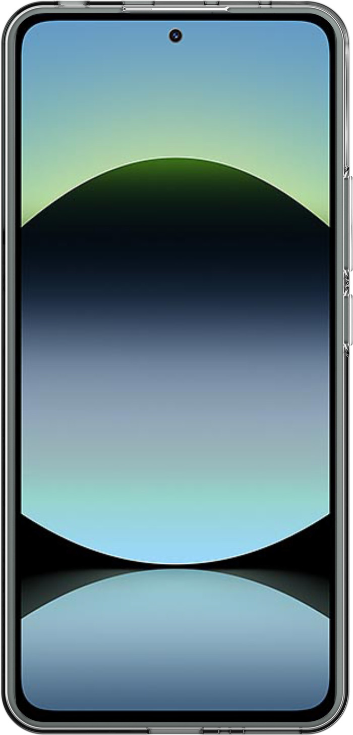 Just in Case Soft Design Xiaomi Redmi Note 14 5G Backcover Transparent vorne