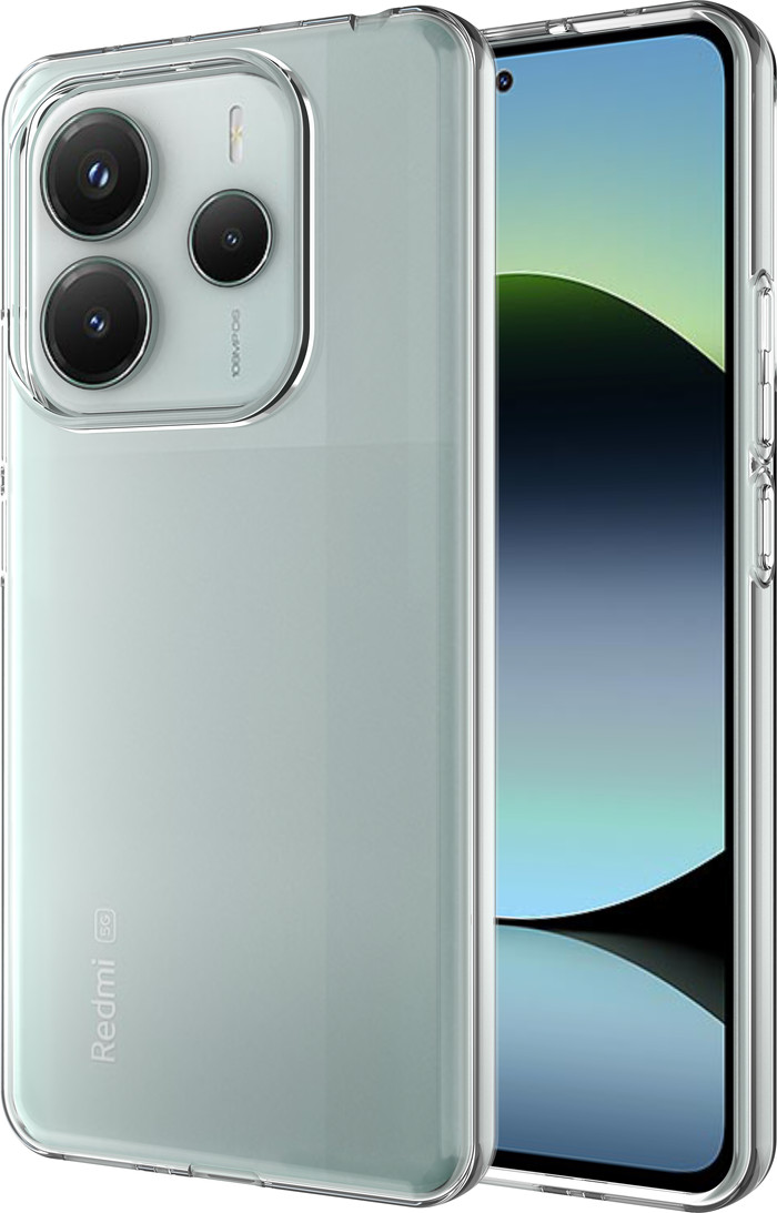 Just in Case Soft Design Xiaomi Redmi Note 14 5G Backcover Transparent Verbundprodukt