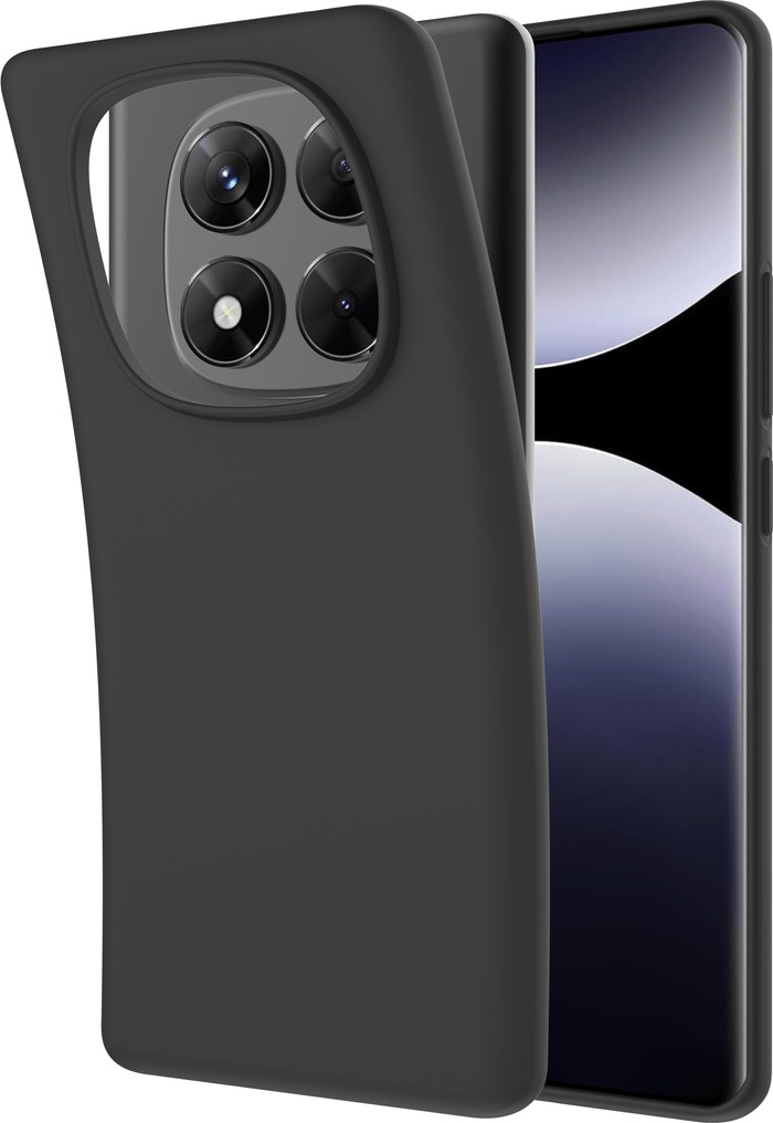 Just in Case Soft Design Xiaomi Redmi Note 14 Pro 4G Backcover Schwarz Verbundprodukt