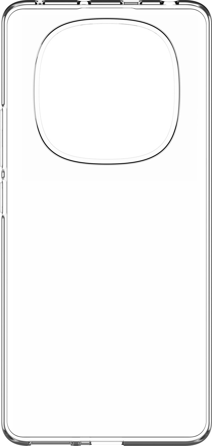 Just in Case Soft Design Xiaomi Redmi Note 14 Pro 4G Back Cover Transparent front