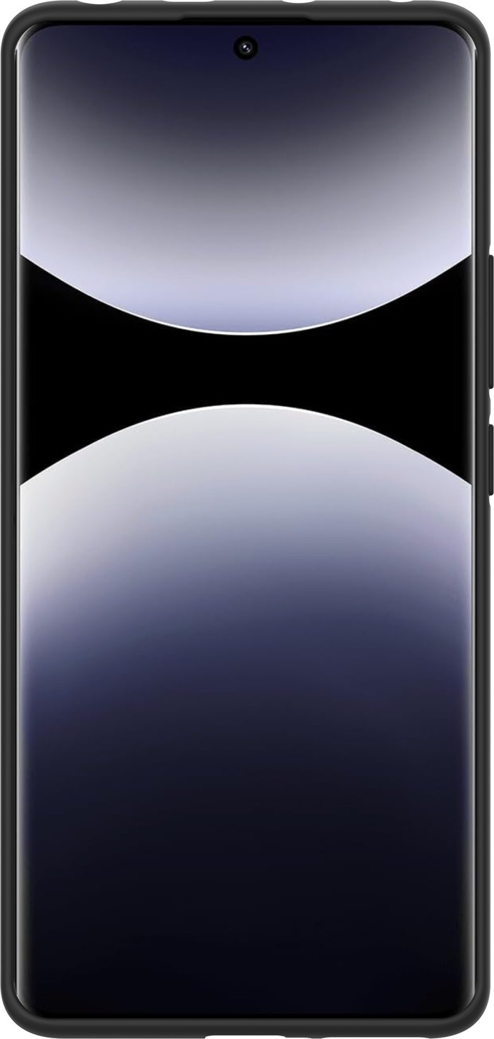 Just in Case Soft Design Xiaomi Redmi Note 14 Pro 5G Backcover Schwarz vorne