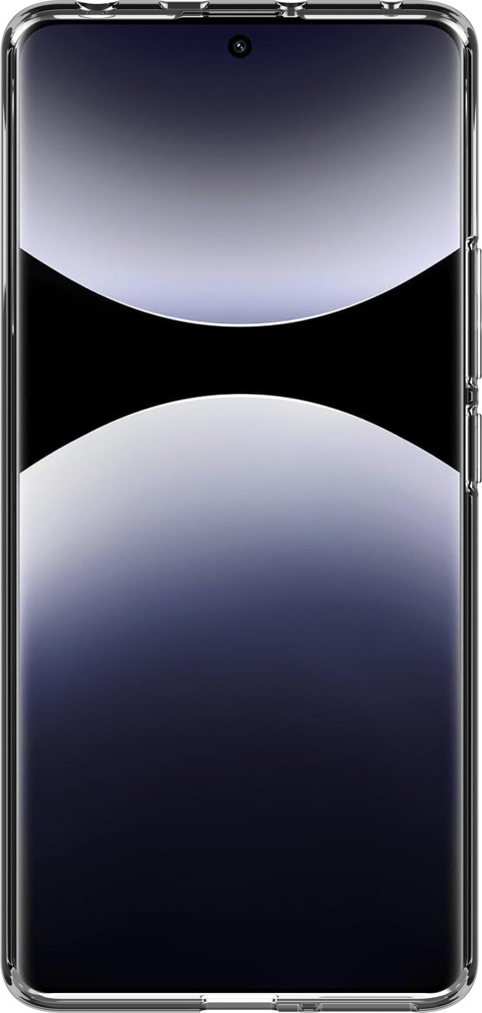 Just in Case Soft Design Xiaomi Redmi Note 14 Pro 5G Backcover Transparent vorne