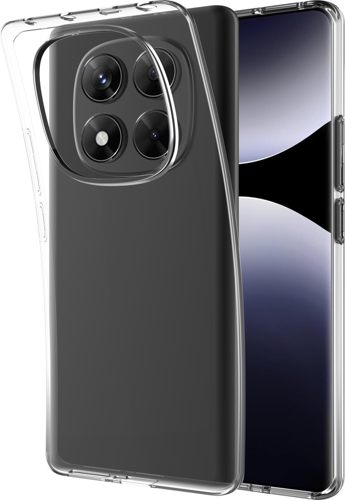 Just in Case Soft Design Xiaomi Redmi Note 14 Pro 5G Backcover Transparent Verbundprodukt