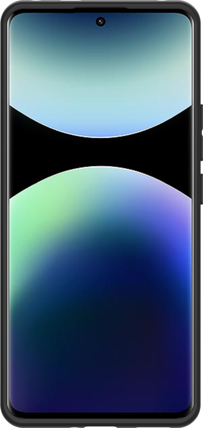 Just in Case Soft Design Xiaomi Redmi Note 14 Pro+ 5G Back Cover Black front