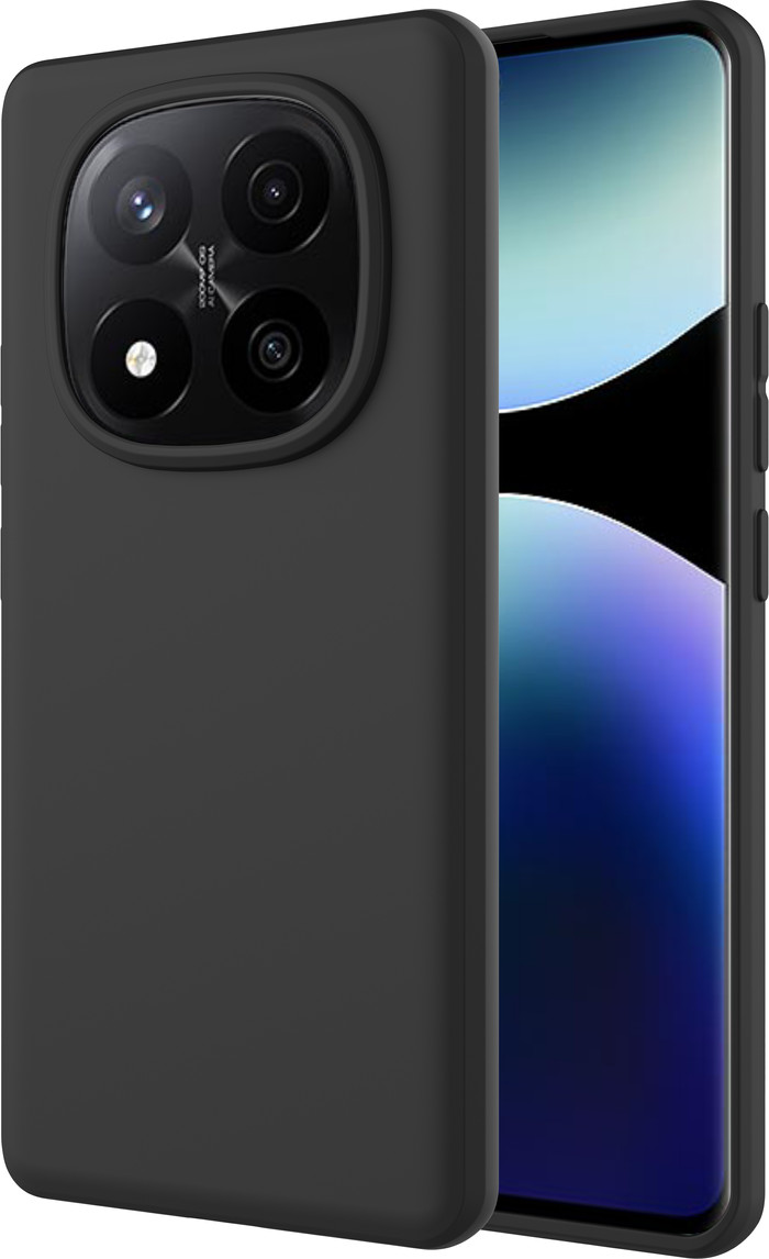 Just in Case Soft Design Xiaomi Redmi Note 14 Pro+ 5G Back Cover Black combined product