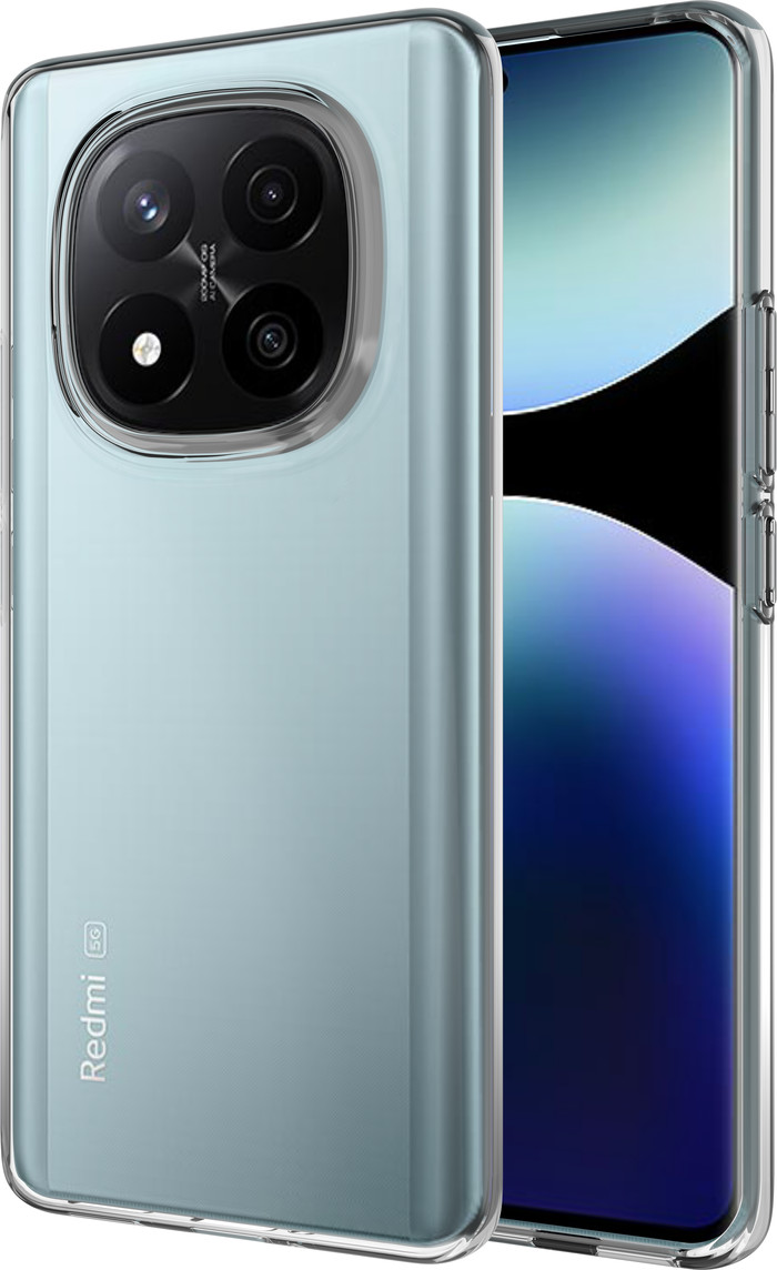 Just in Case Soft Design Xiaomi Redmi Note 14 Pro+ 5G Backcover Transparent Verbundprodukt