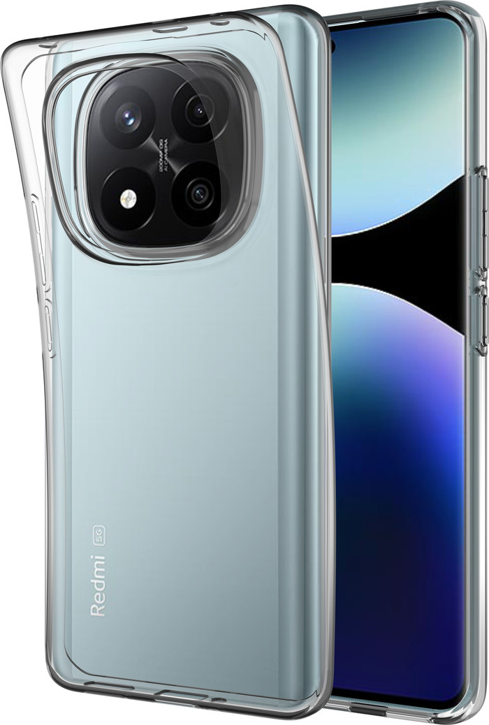 Just in Case Soft Design Xiaomi Redmi Note 14 Pro+ 5G Backcover Transparent Verbundprodukt