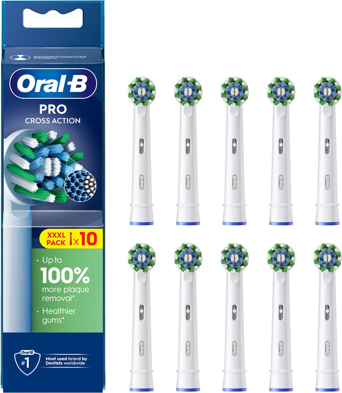 Oral-B Pro Cross Action Weiß (10 Stück) Main Image