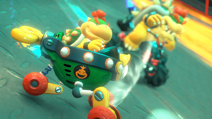 Nintendo Switch 2 + Mario Kart World produkt in gebrauch