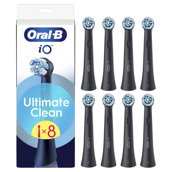 Oral-B iO Ultimate Clean Schwarz (8 Stück) Main Image