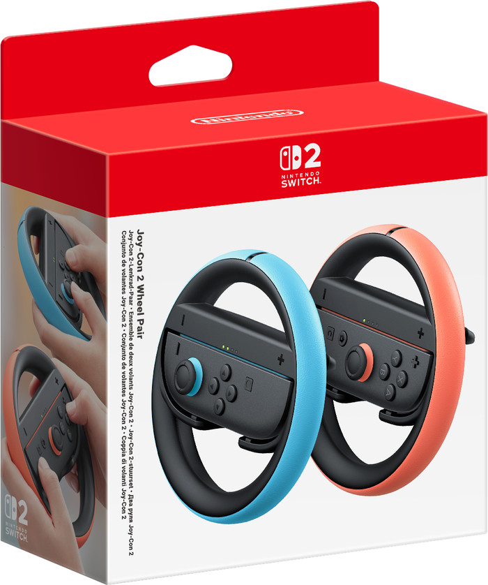Nintendo Switch 2 Joy-Con Steering Wheels packaging