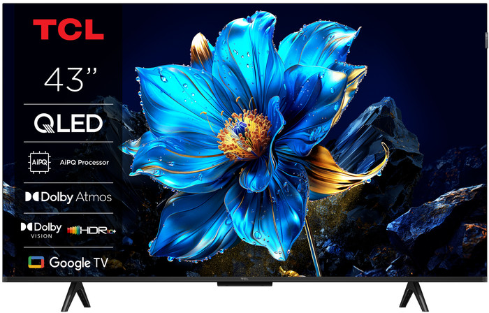 TCL 65 Zoll QLED P71K 4K (2025) + TCL S55H 2.1 Soundbar vorne