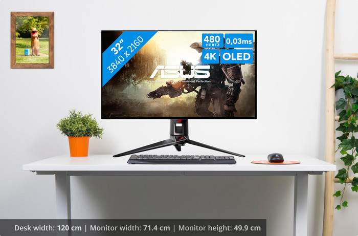 ASUS ROG Swift OLED PG32UCDP visual Coolblue 1