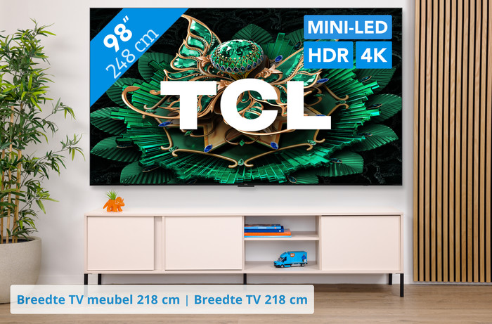 TCL 98 Zoll QD Mini-LED C71K 4K (2025) visuelles Coolblue 1