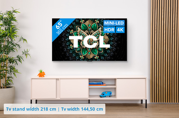 TCL 65 inches QD Mini-LED C61K 4K (2025) visual Coolblue 1