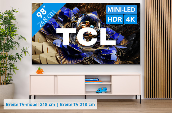 TCL 98 Zoll QD Mini-LED X11K 4K (2025) visuelles Coolblue 1
