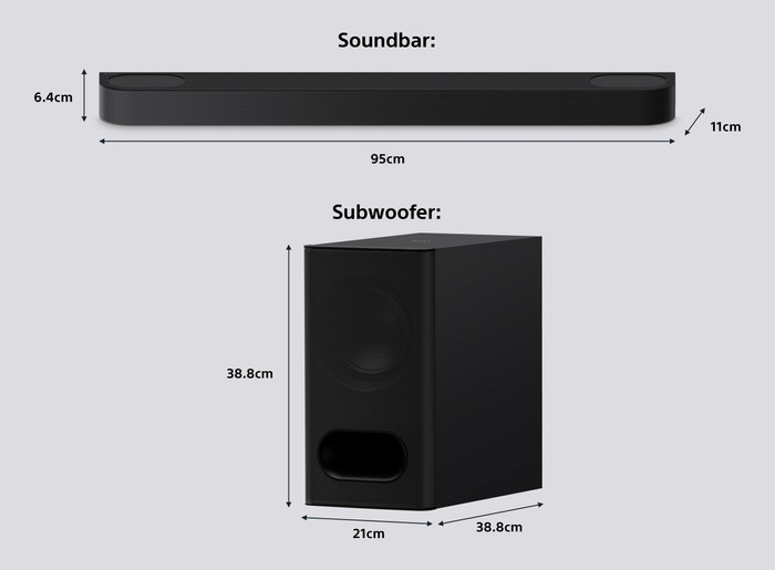Sony BRAVIA Theatre Bar 6 Black visual supplier