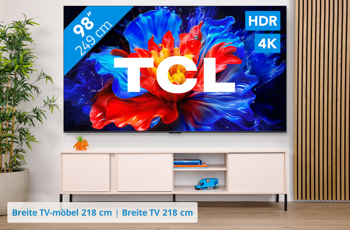 TCL 98 Zoll QLED P81K 4K (2025) visuelles Coolblue 1