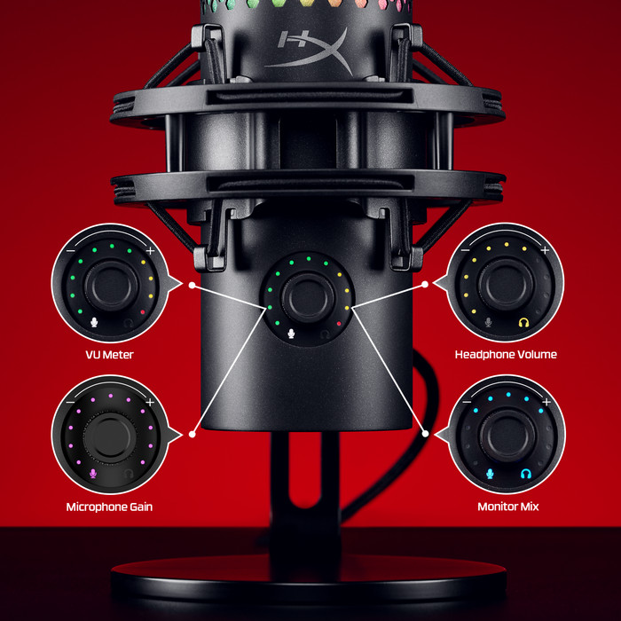 HyperX QuadCast 2 S USB Microphone Black visual supplier